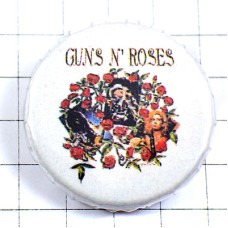 ピンバッジ・ガンズアンドローゼス音楽ミュージック GUNS-N-ROSES USA