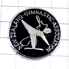 ピンバッジ・体操選手ニュージーランド体操協会 NEW-ZEALAND GYMNASTICS
