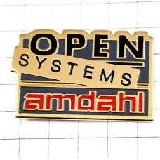 ピンバッジ・アムダール社オープンシステムズ