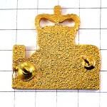 ピンバッジ・カナダナショナル鉄道警察ＣＮポリス王冠ゴールド金色