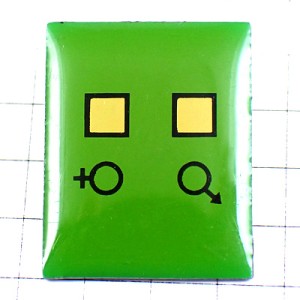 ピンバッジ・男と女のマーク四角オペル自動車 OPEL GERMANY MAN WOMAN MALE FEMALE GENDER ピンバッジ・男と女のマーク四角オペル自動車 OPEL GERMANY MAN WOMAN MALE FEMALE GENDER