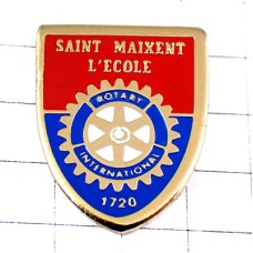 ピンバッジ・ロータリークラブ歯車インターナショナル社会奉仕団体 ROTARY INTERNATIONAL