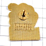 ピンバッジ・鹿と緑の木アルゴン