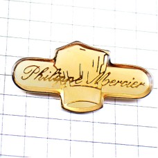 ピンバッジ・シェフ料理人コックさんの白い帽子フィリップメルシエ PHILIPPE-MERCIER FRANCE