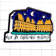 ピンバッジ・シャルルヴィル＝メジエールお城スター星と三日月