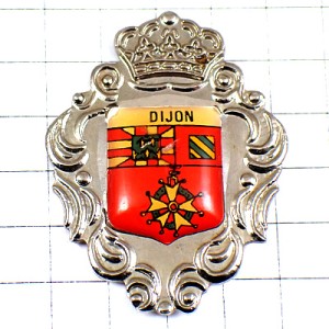 ピンバッジ・紋章ディジョンの赤ワイン酒ブルゴーニュ地方 DIJON BOURGOGNE FRANCE ピンバッジ・紋章ディジョンの赤ワイン酒ブルゴーニュ地方 DIJON BOURGOGNE FRANCE