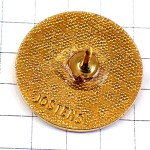 ピンバッジ・ソフトボール金色ゴールド