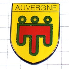 ピンバッジ・オーヴェルニュ紋章 AUVERGNE REGION FRANCE