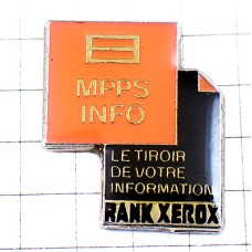 ピンバッジ・ランクゼロックス社コンピュータ