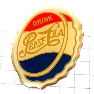ピンバッジ・ペプシの栓コーラ飲み物 PEPSI PEPSI-COLA USA