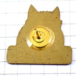 ピンバッジ・スカーフした猫バネット小麦パン用ネコ CAT BANETTE FLOUR FRANCE