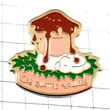 ピンバッジ・キノコ茸きのこケーキ MUSHROOM CAKE QUATRE-VALLEES FRANCE ピンバッジ・キノコ茸きのこケーキ MUSHROOM CAKE QUATRE-VALLEES FRANCE