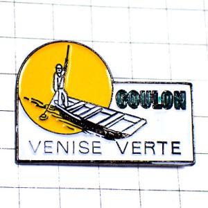 ピンバッジ・ヴェネツィア小舟ヴェニス船ボート