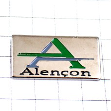 ピンバッジ・アルファベットＡ緑色グリーン