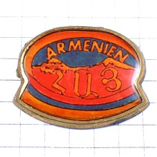 ピンバッジ・アルメニア文字 ARMENIA