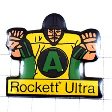 ピンバッジ・アメフト選手アメリカンフットボールＡ ROCKETT-ULTRA