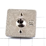 ピンバッジ・とある地区の地図の形