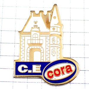 ピンバッジ・白いお城スーパーマーケット店コラ