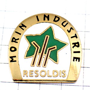 ピンバッジ・緑色の葉っぱ