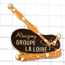 ピンバッジ・ロワール楽器バグパイプ音楽 REUGNY LOIRE BINIOU CORNEMUSE
