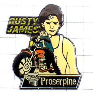 ピンバッジ・コッポラ監督映画『ランブルフィッシュ』バイク二輪オートバイ