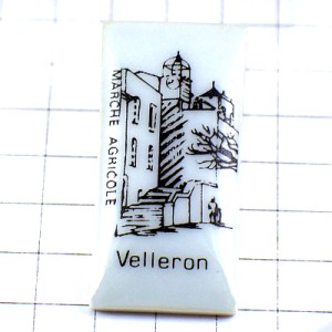 ピンバッジ・ヴェルロン南仏の古い町並み階段 ピンバッジ・ヴェルロン南仏の古い町並み階段