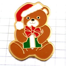 ピンバッジ・熊のぬいぐるみクリスマス贈り物 CHRISTMAS NEW-YEAR TEDDY-BEAR