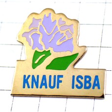 ピンバッジ・薄紫色の花一輪