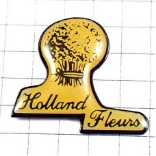 ピンバッジ・オランダ花束