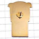 ピンバッジ・青いフクロウ梟ミミズク鳥ブルー HIBOU OWL DIX