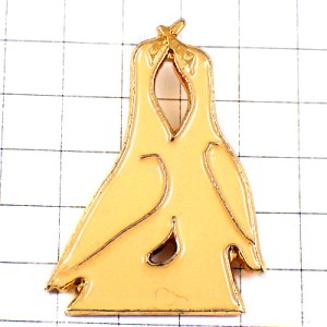 ピンバッジ・仲の良いアヒル家鴨２羽の鳥