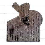 ピンバッジ・バニーガール黄色いレオタード女の子ダンス踊り子