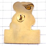 ピンバッジ・クマのぬいぐるみ熊パープル紫 TEDDY-BEAR