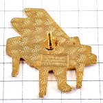 ピンバッジ・白いグランドピアノ音楽楽器