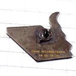 ピンバッジ・コーヒーカップ珈琲と雑誌レクスプレス本