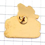 ピンバッジ・麦わら帽子クマのぬいぐるみ白い熊テディベア CAJOLINE TEDDY-BEAR FRANCE