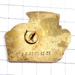 ピンバッジ・ハンバーガーとポテトとサラダ食事ファーストフード HAMBURGER FRITE FRIES MICRO