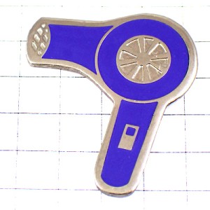 ピンバッジ・ドライヤー美容師の道具