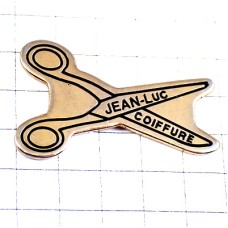 ピンバッジ・美容師のハサミ鋏ゴールド金色道具