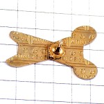 ピンバッジ・美容師のハサミ鋏ゴールド金色道具