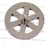 ピンバッジ・救急のマーク銀色シルバー医療アスクレピオスの杖