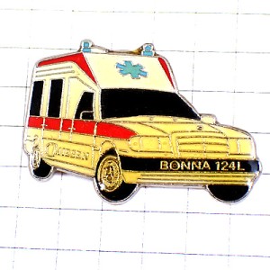ピンバッジ・救急医療の青いマーク救急車メルセデスベンツ