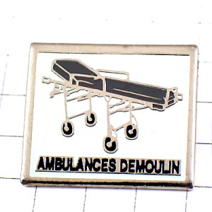 ピンバッジ・担架アンビュランス救急医療