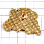 ピンバッジ・救急隊員とタンカ担架ブルー救急医療の青いマーク