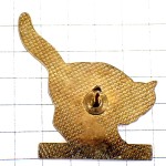 ピンバッジ・しっぽを立てるネコ猫どうぶつと自然 CAT NATURE-ET-ANIMAUX