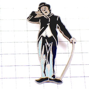 ピンバッジ・チャップリン映画スター CHARLIE-CHAPLIN USA