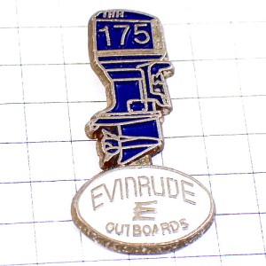 ピンバッジ・エヴィンルード社ボート船エンジン
