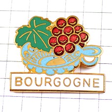 ピンバッジ・ブルゴーニュ産ワイン利き酒器ブドウの房テイスティング器 BOURGOGNE GRAPE TASTEVIN FRANCE