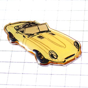 ピンバッジ・ジャガー社オープンカークーペ車 JAGUAR COUPE CABRIOLET
