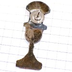 ピンバッジ・アンティークのマイク音楽ミュージック録音 CHINOS MICROPHONE